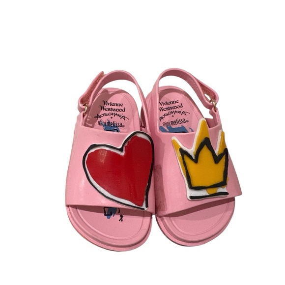 Mini Melissa Shoes Vivienne Westwood X Melissa Slide Sandals 6